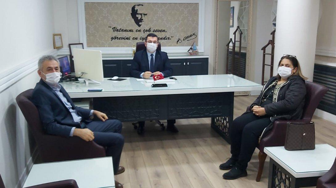 Milletvekilimiz Sayın Mustafa Adıgüzel, İlçe Millî Eğitim Müdürümüz Onur Bekyürek'i Ziyaret Etti  