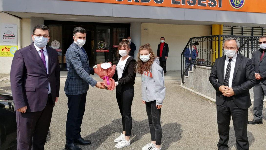 İl Millî Eğitim Müdürümüz Mehmet Fatih Vargeloğlu Ordu Lisesini Ziyaret Etti 