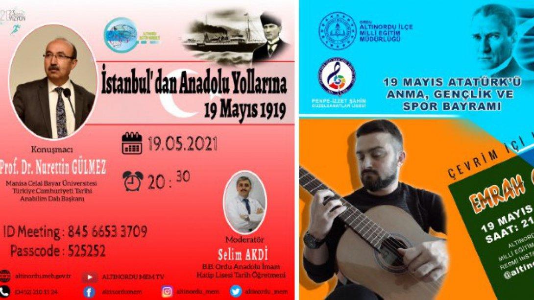 Ordu Medya: Altınordu'da 19 Mayıs Bayramı Programlarla Kutlayacak