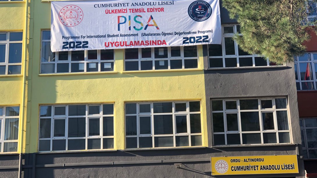 Ordu Medya: Altınordu Cumhuriyet Anadolu Lisesi Uluslararası PISA Ülkemizi Temsil Ediyor