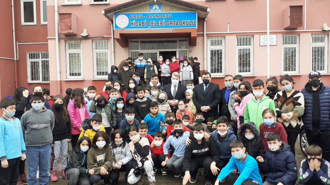 Ordu Yeni Dönem: Kaymakam Karahan, Hicabi Çelebi Ortaokulu Ziyaret Etti