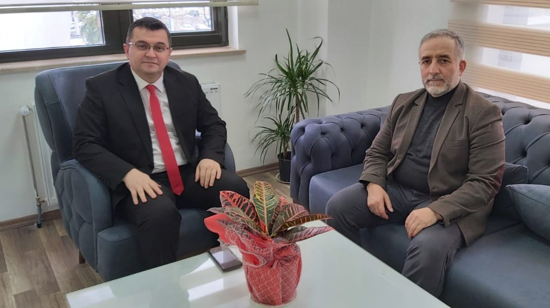 Perşembe İlçe Milli Eğitim Müdürü Murat Çulfaz'dan Müdürümüze Ziyaret