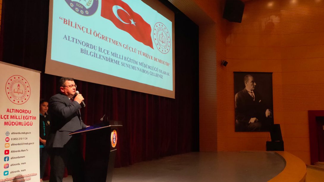 Bilinçli Öğretmen, Güçlü Türkiye Demektir