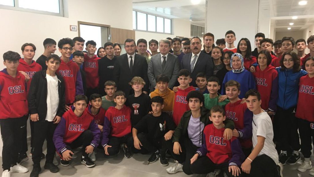Kaymakamımız Erkan Karahan Ordu Spor Lisesini Ziyaret Etti