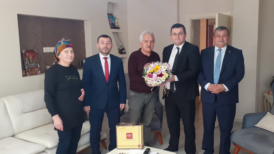 Emekli Öğretmen Burhan Akdeniz Ziyaret Edildi