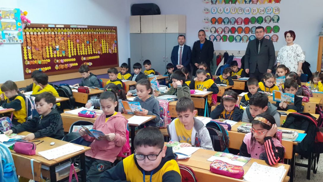 İlçe Milli Eğitim Müdürümüz Onur Bekyürek, Hâkî Yener İlkokulunu Ziyaret Etti