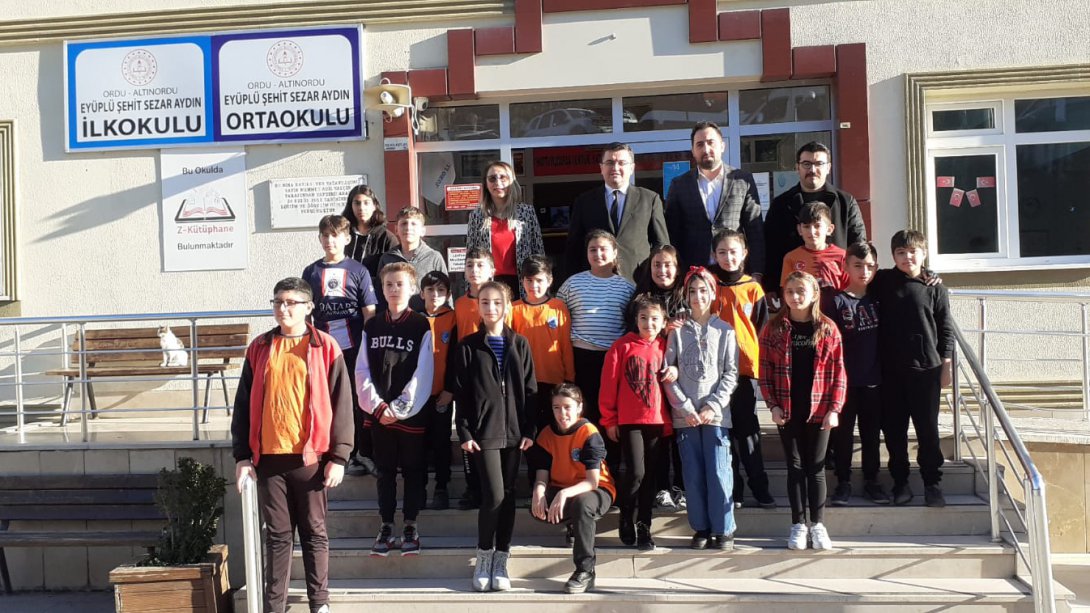 Müdürümüz, Eyüplü Şehit Sezar Aydın İlkokulu/Ortaokulunu Ziyaret Etti