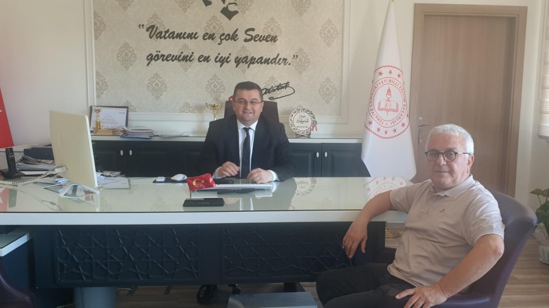 Hayırsever İş İnsanı Vedat Türkmen Müdürümüzü Ziyaret Etti