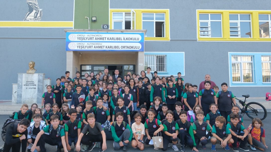 Müdürümüz Yeşilyurt Ahmet Karlıbel Ortaokulunu Ziyaret Etti