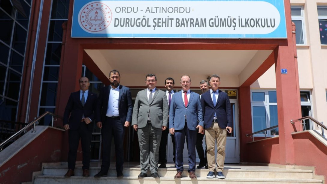 Temel Eğitim Genel Müdürlüğü Eğitim Politikaları Daire Başkanı Sayın Mehmet Yasin Eriş, Okullarımızı Ziyaret Etti