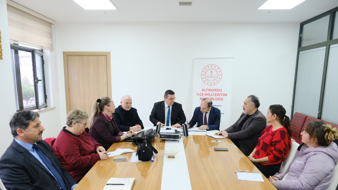 Pansiyonlu Okulların Müdürleriyle Toplantı Yapıldı