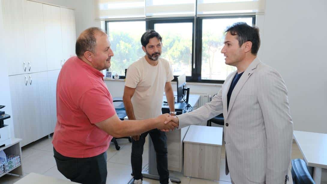 İlçe Milli Eğitim Müdürümüz Ahmet Erkuvum Personelle Tanıştı