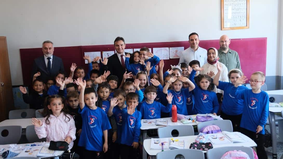 Müdürümüz Saraycık ile 75. Yıl Cumhuriyet İlkokulu/Ortaokulunu Ziyaret Etti